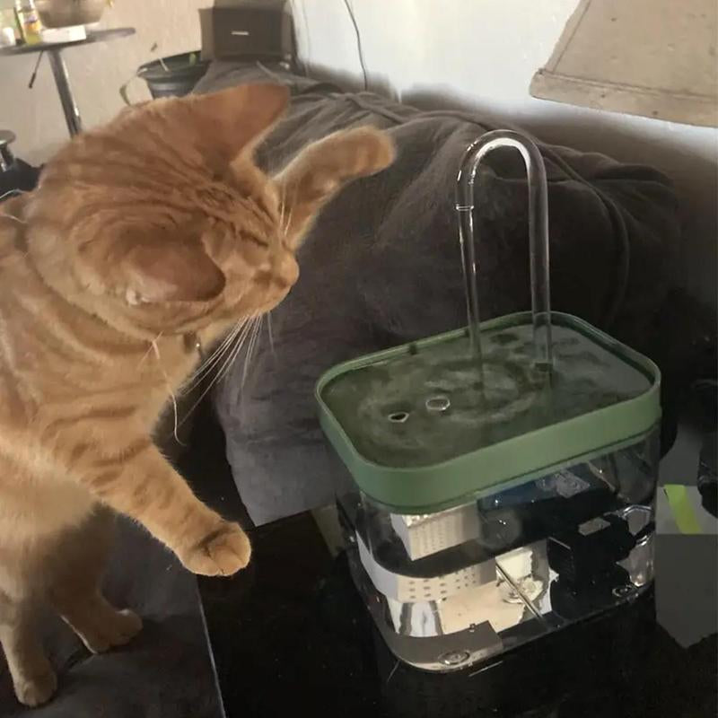 Automatic USB Pet Water Fountain, Silent Pets Drinking Water Dispenser, Indoor Automatic Circulation Water Dispenser (Plug in USB Cable to Use), Cat Fountain Water Supplies, Cat Stuff, Pet Products, Cat Water Fountain, Cat Accessories