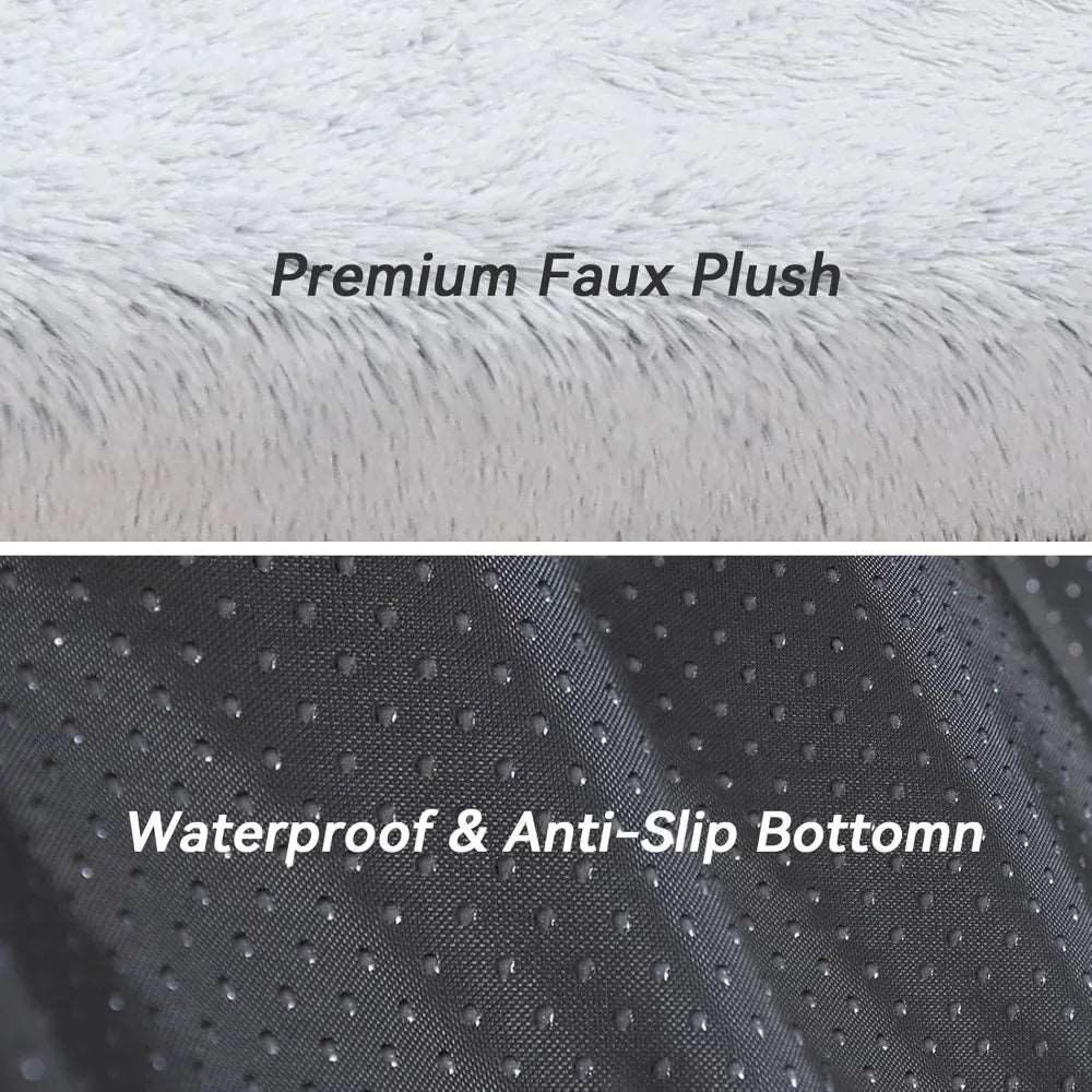 Human Dog Bed, 74"X43"X9" Dog Beds for Large Dogs, Foldable Plush Washable Dog Beds